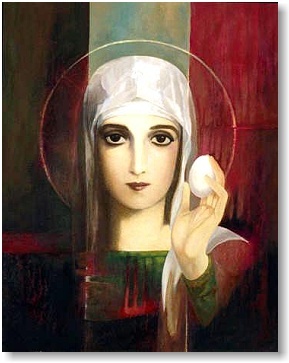 Richard Stodart: Mary Magdalene, Offset Lithograph, 36x43 cm